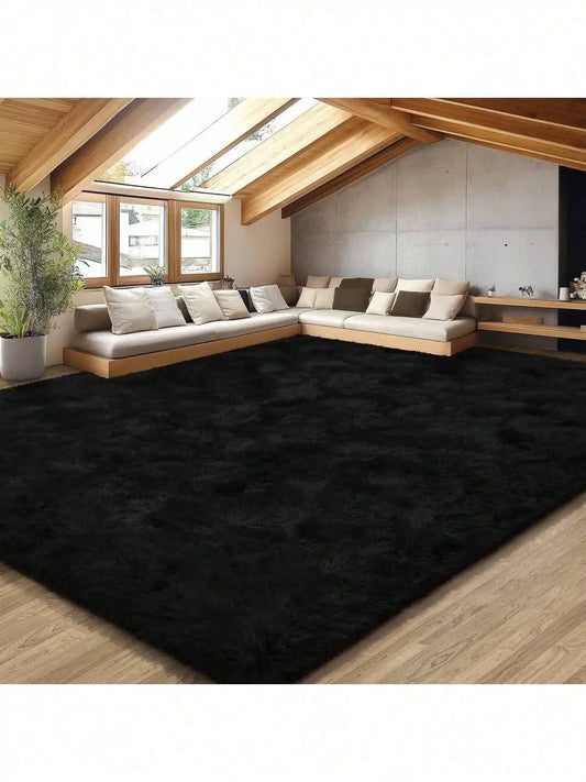 eluckya Plush And Thick Long-Pile Carpet, Super Soft And Comfortable Rug, Non-Slip Thick Pile Carpet, Suitable For Bedrooms, Living Rooms, Bathrooms, Dorm Rooms, Room Decor, Kitchen Essentials, Family Gatherings, Valentine's