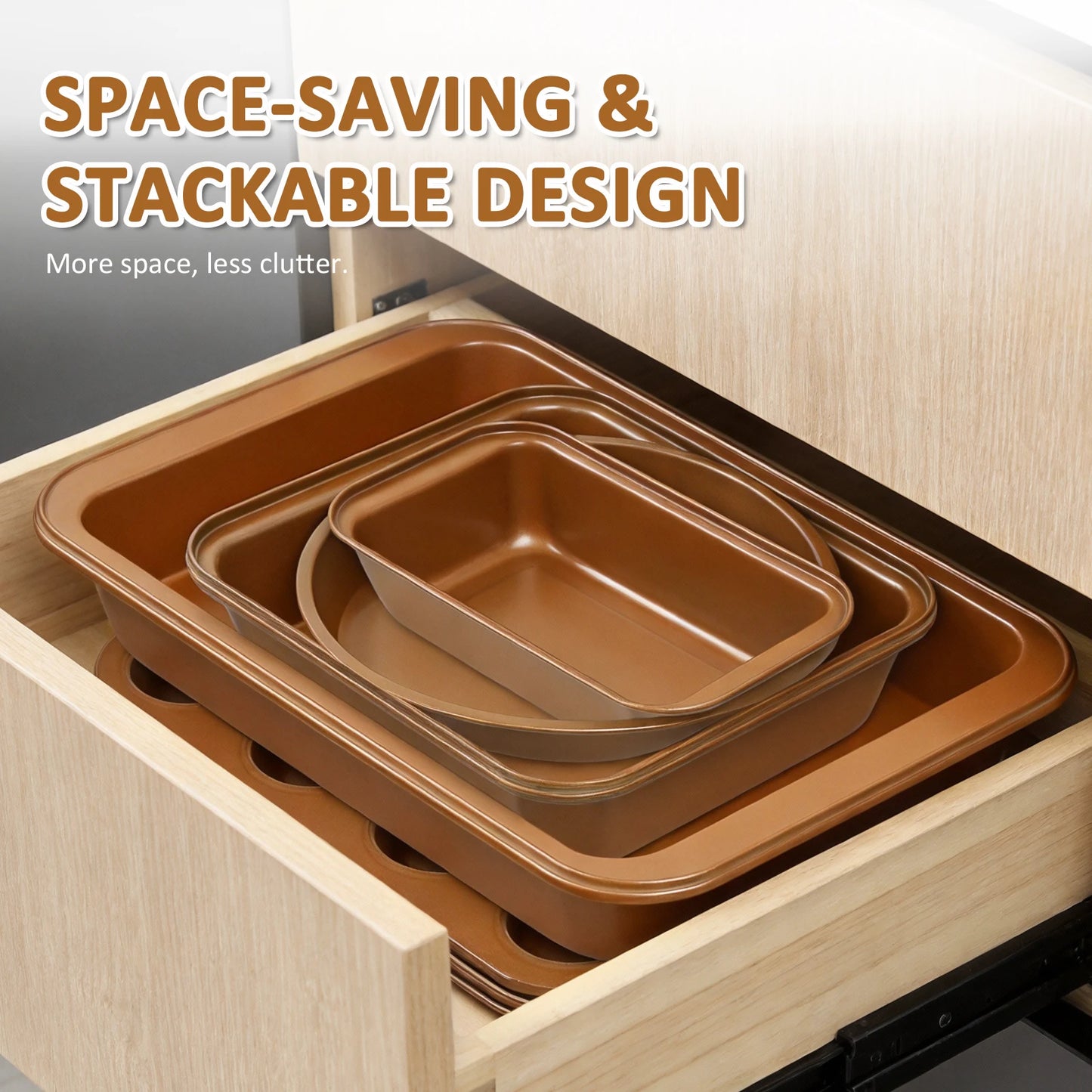 Koomade Nonstick Carbon Steel Bakeware Set