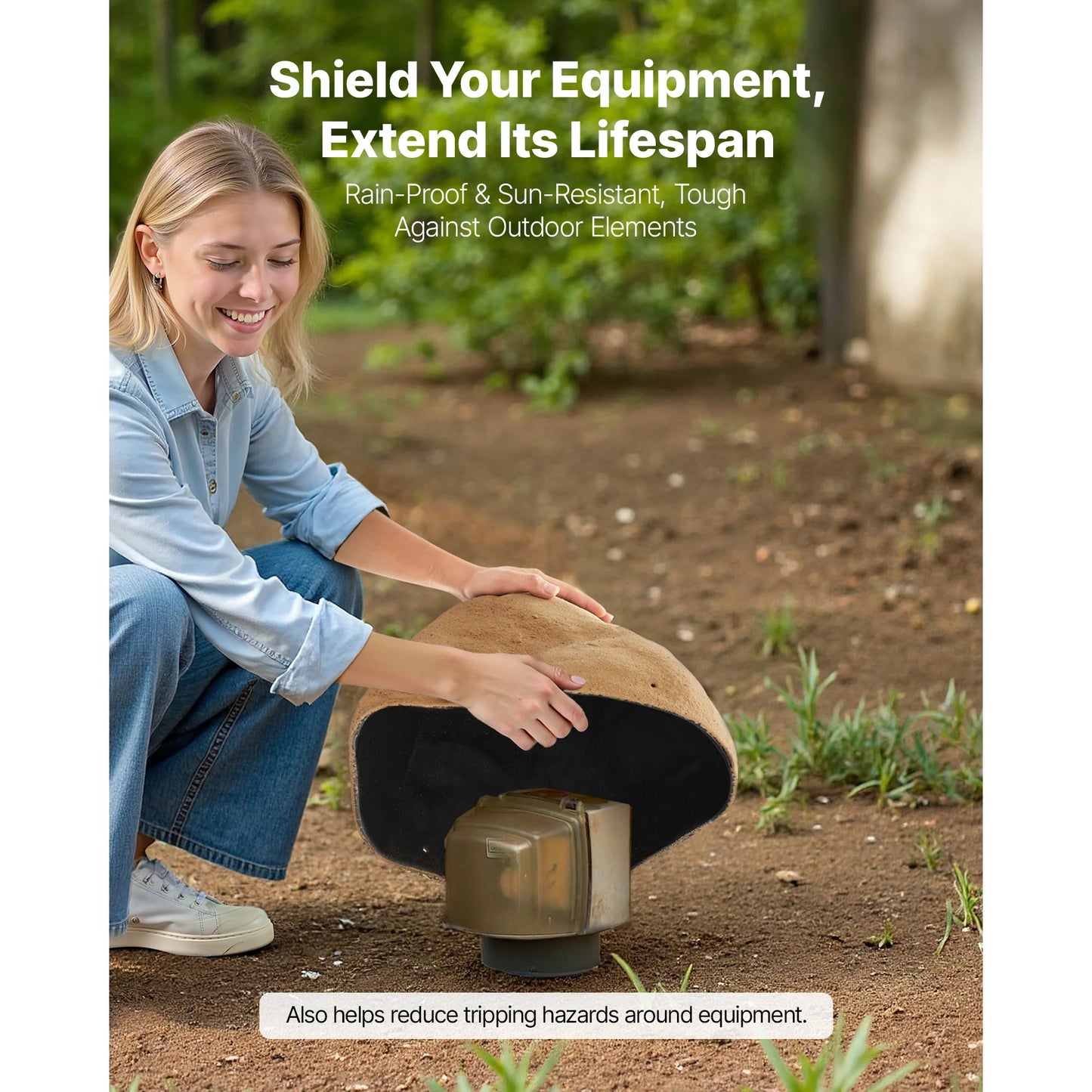Outdoor Faux Rock Well Pump Cover Artificial Boulder Decor