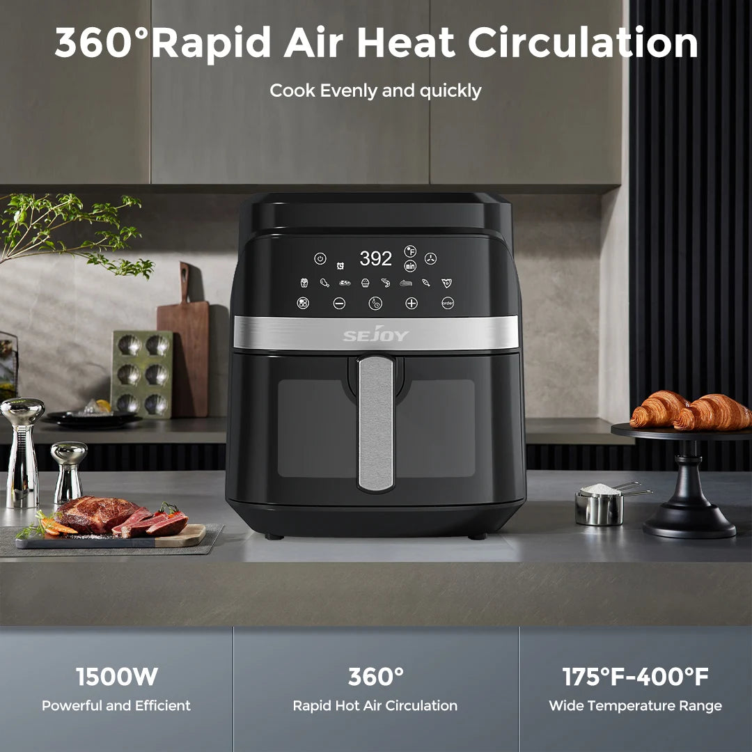 Sejoy Multifunction Air Fryer With Ceramic Coating