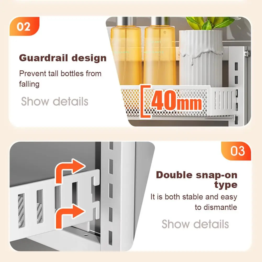 Adjustable Over Door Pantry Storage Organizer