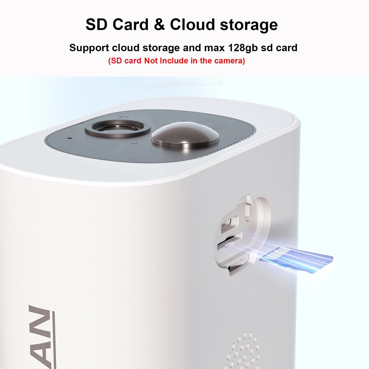 ANRAN 2K Solar Security Camera 3/5MP Outdoor Wireless 2.4G WIFI Camera Battery Cam Floodlight Color Night Vision Can't Add NVR