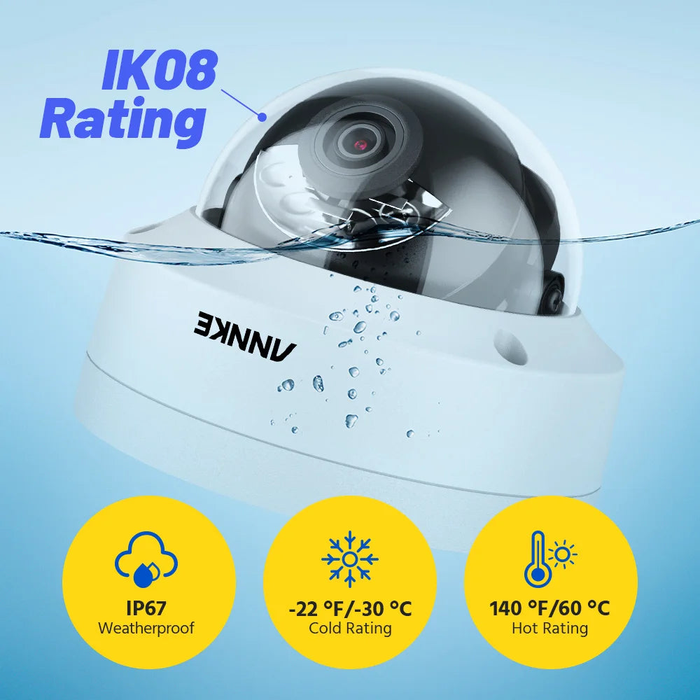 ANNKE C800 4K PoE Outdoor Security Camera IK10 8MP