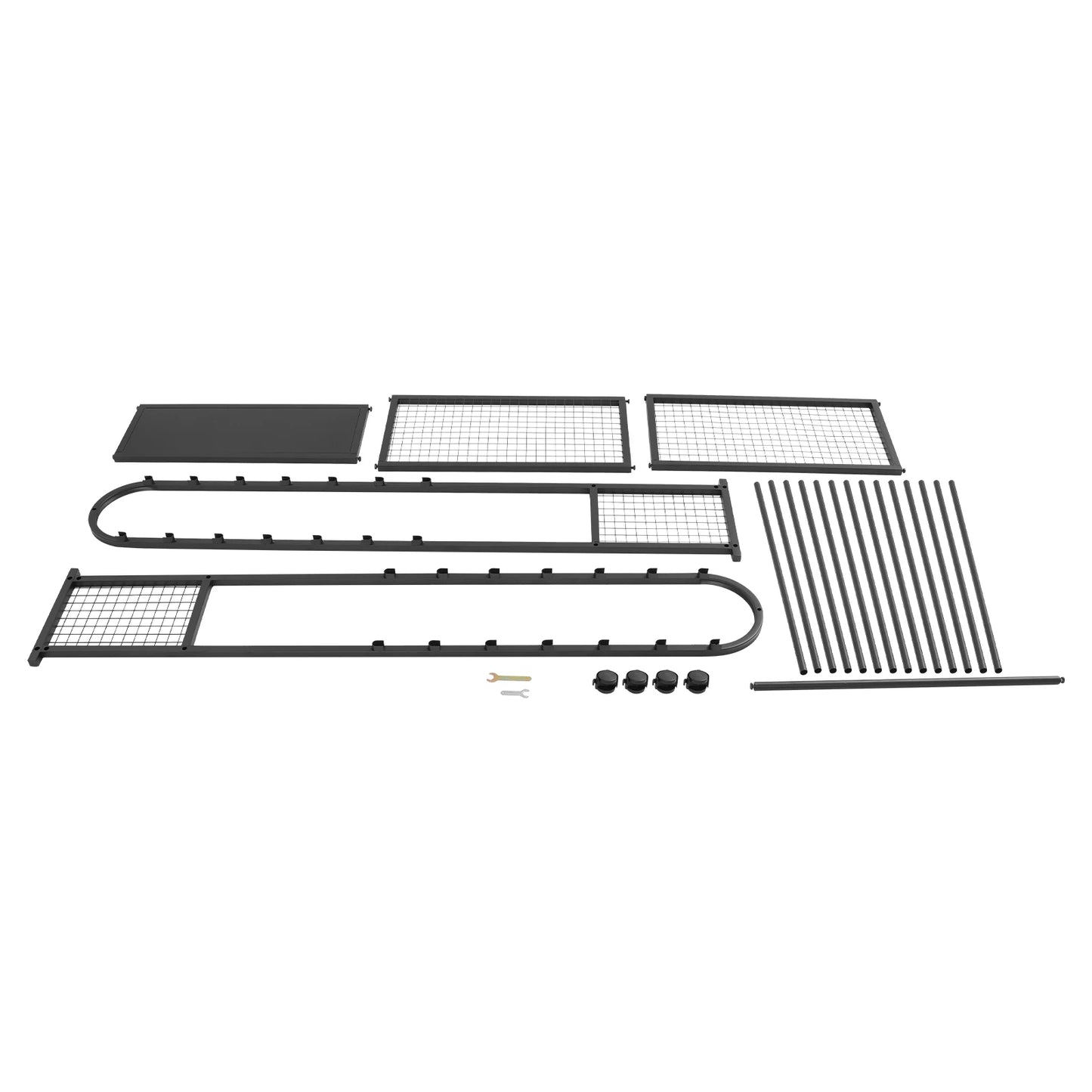 Metal Rolling Ribbon Holder Organizer Rack 15 Rods