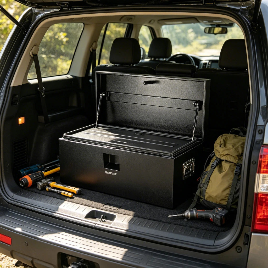 Garvee Steel Truck Bed Tool Box Storage Organizer