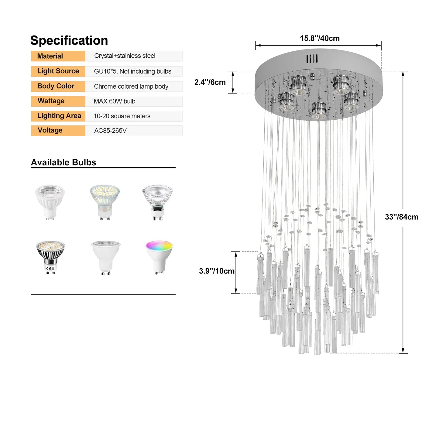 Luxury Crystal Led Pendant Light Loft Stair Droplight Modern Chandelier Ceiling Lamps Home Appliance Deco Lustre Hanging Fixture