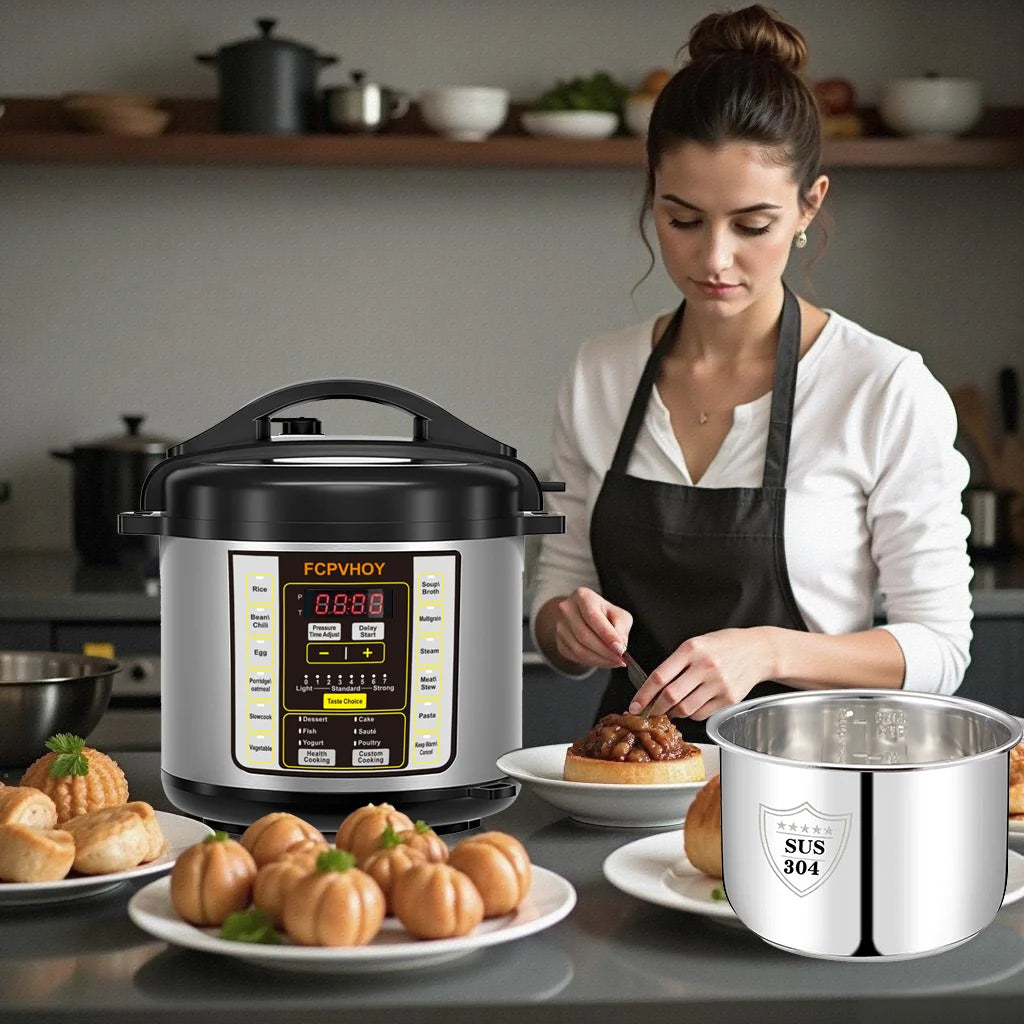 9in1 Electric Multi Cooker With 304 Stainless Steel Liner