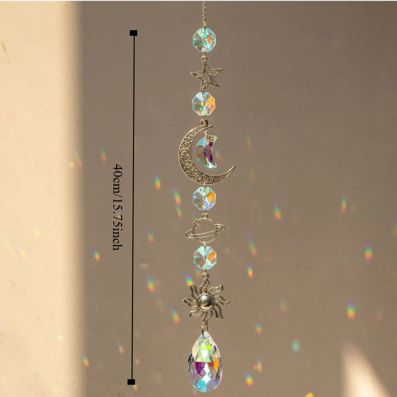 Crystal Dream Catcher Wind Chime Pendant