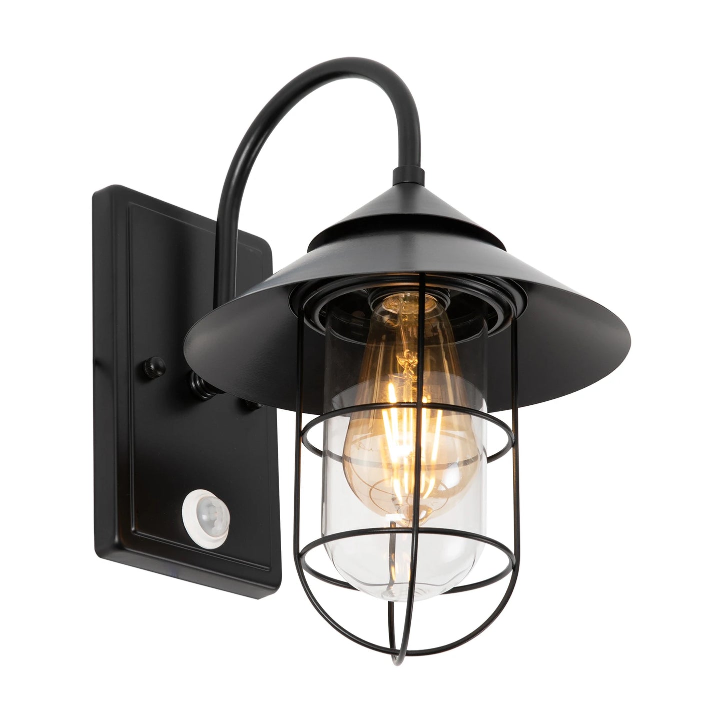 Bymaocar Retro Wall Sconce With E26 Motion Sensor