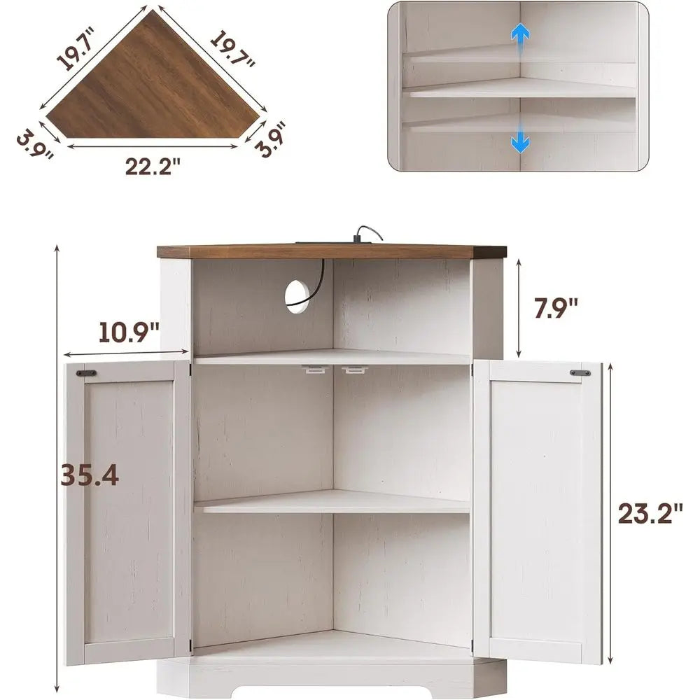 Versatile Charging Station Cabinet for Home Storage