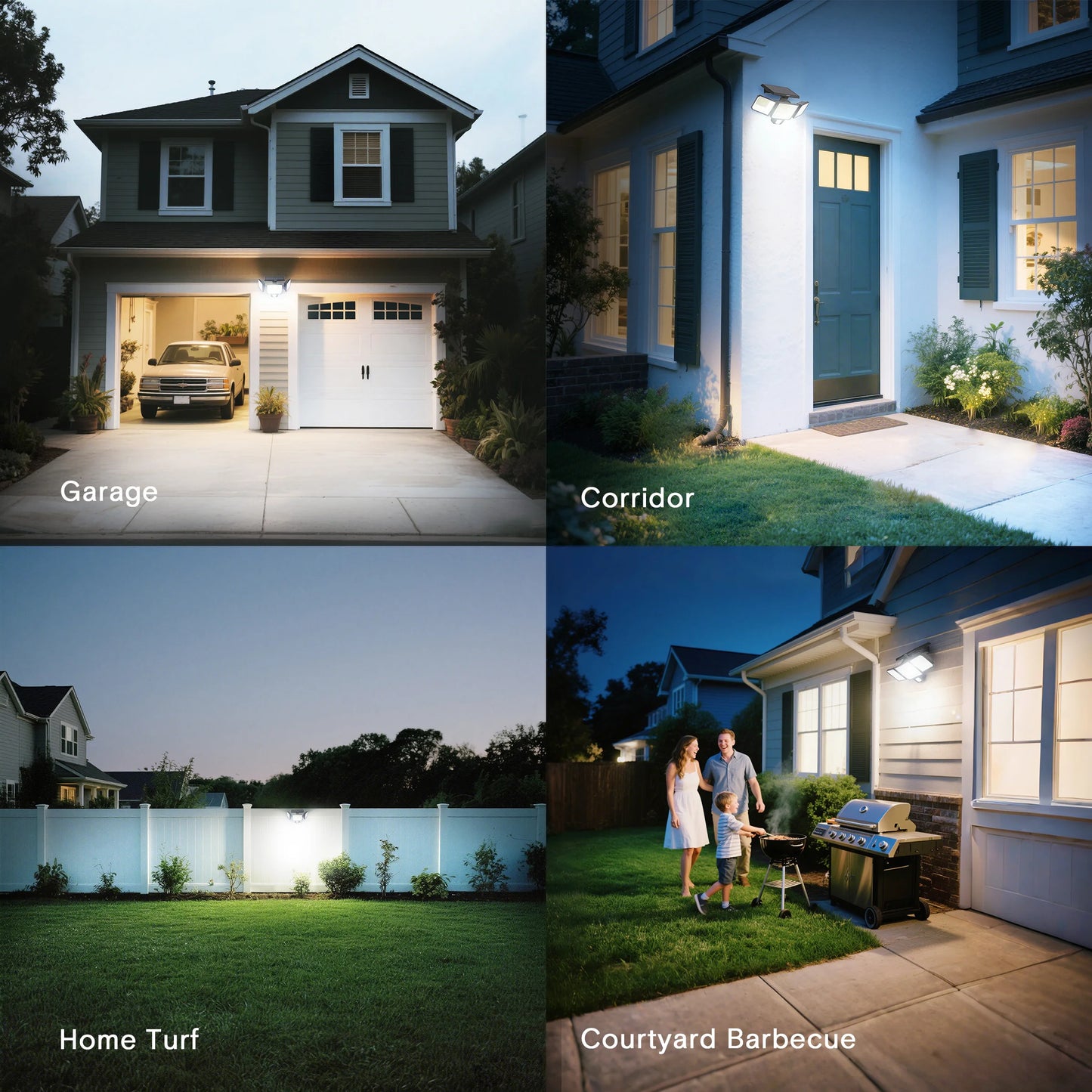 Solar Motion Sensor Outdoor Security Light