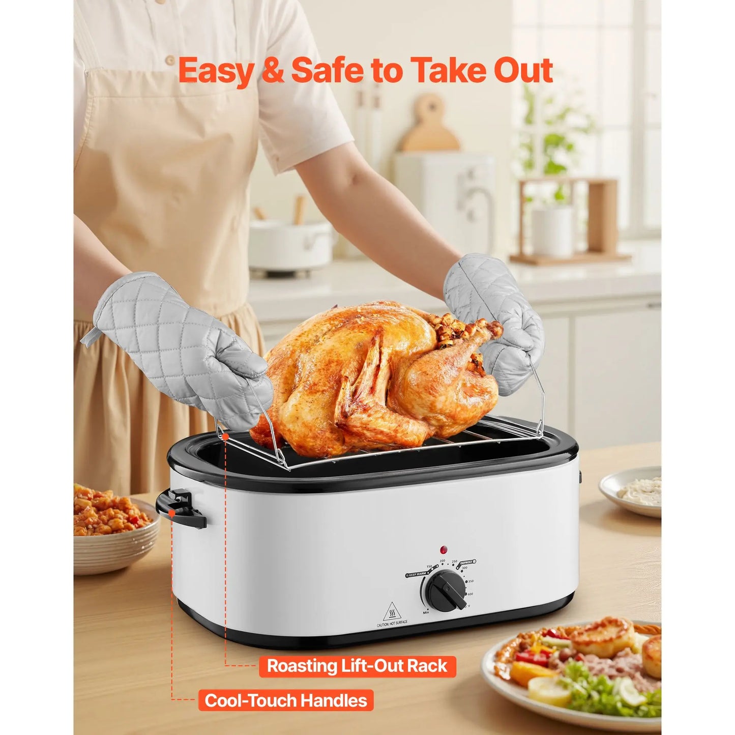 Electric Roaster Oven With Temperature Control