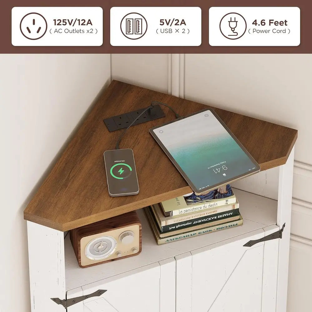 Versatile Charging Station Cabinet for Home Storage