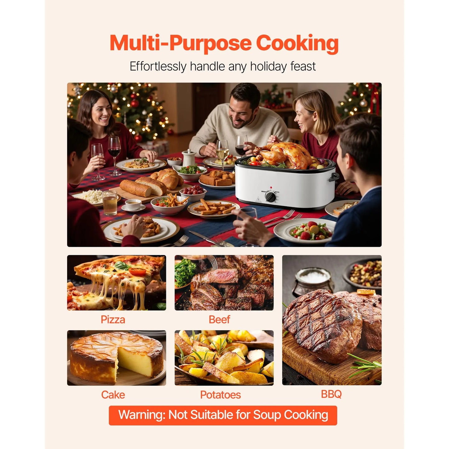 Electric Roaster Oven With Temperature Control