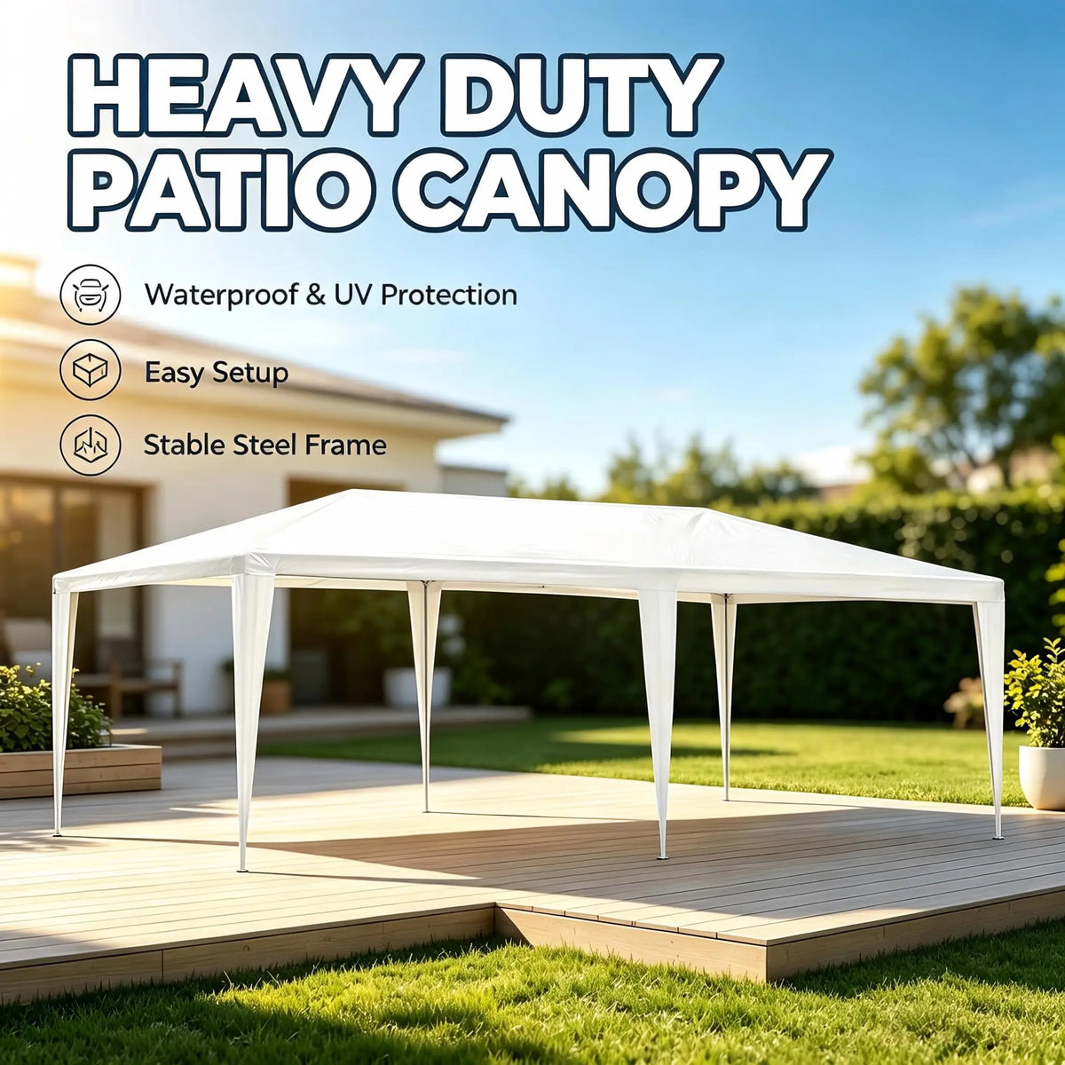 Heavy Duty Waterproof Canopy Tent For Outdoor Events