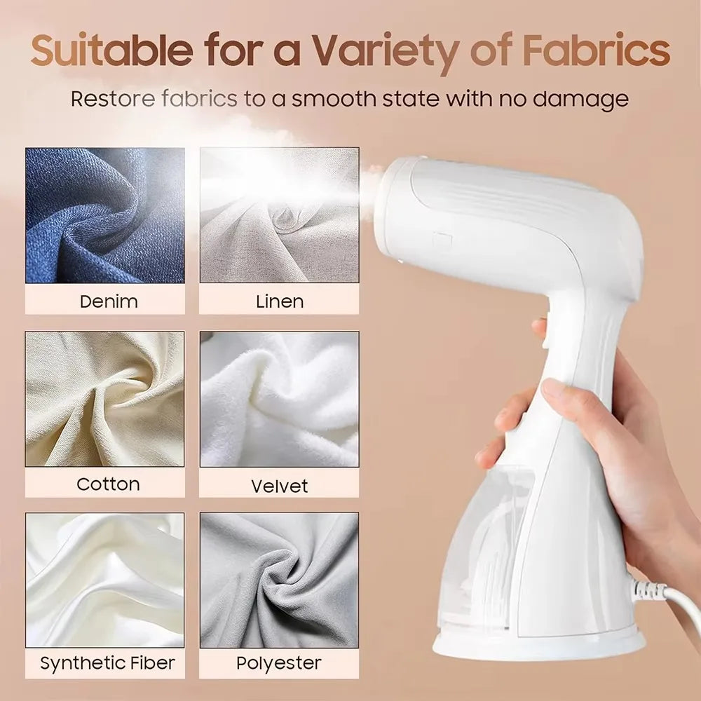 Handheld 1500W Steamer Portable Travel Garment Brush