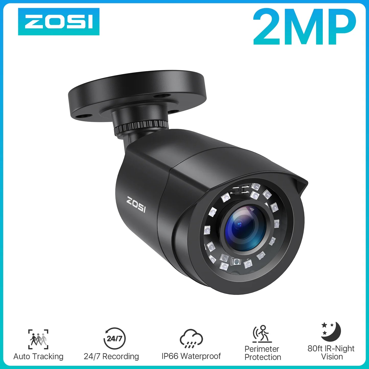 ZOSI 1080P Outdoor CCTV Security Camera