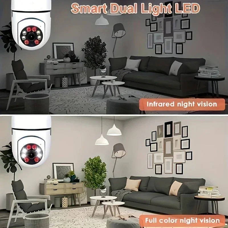 BoyKeep D115 E27 Light Bulb Security Camera WiFi Outdoor