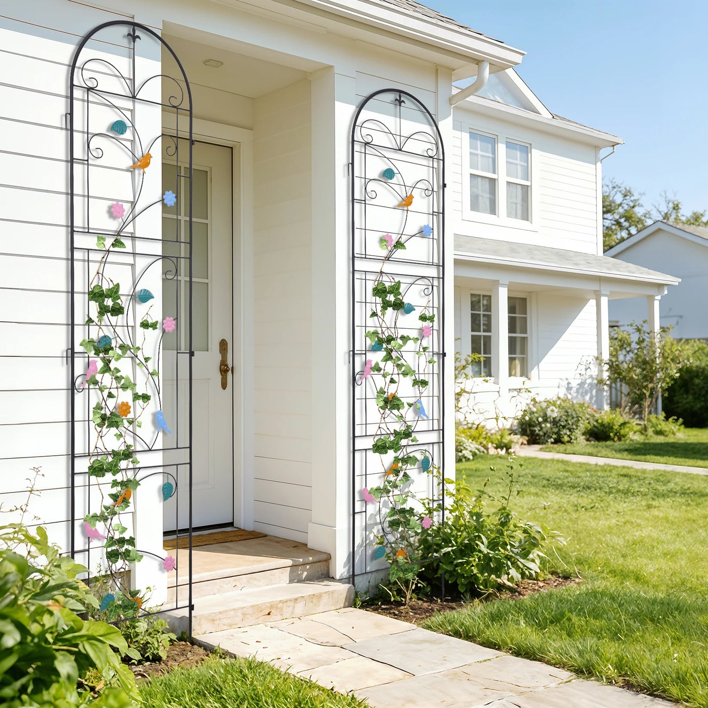 Outdoor Metal Garden Trellis For Climbing Plants