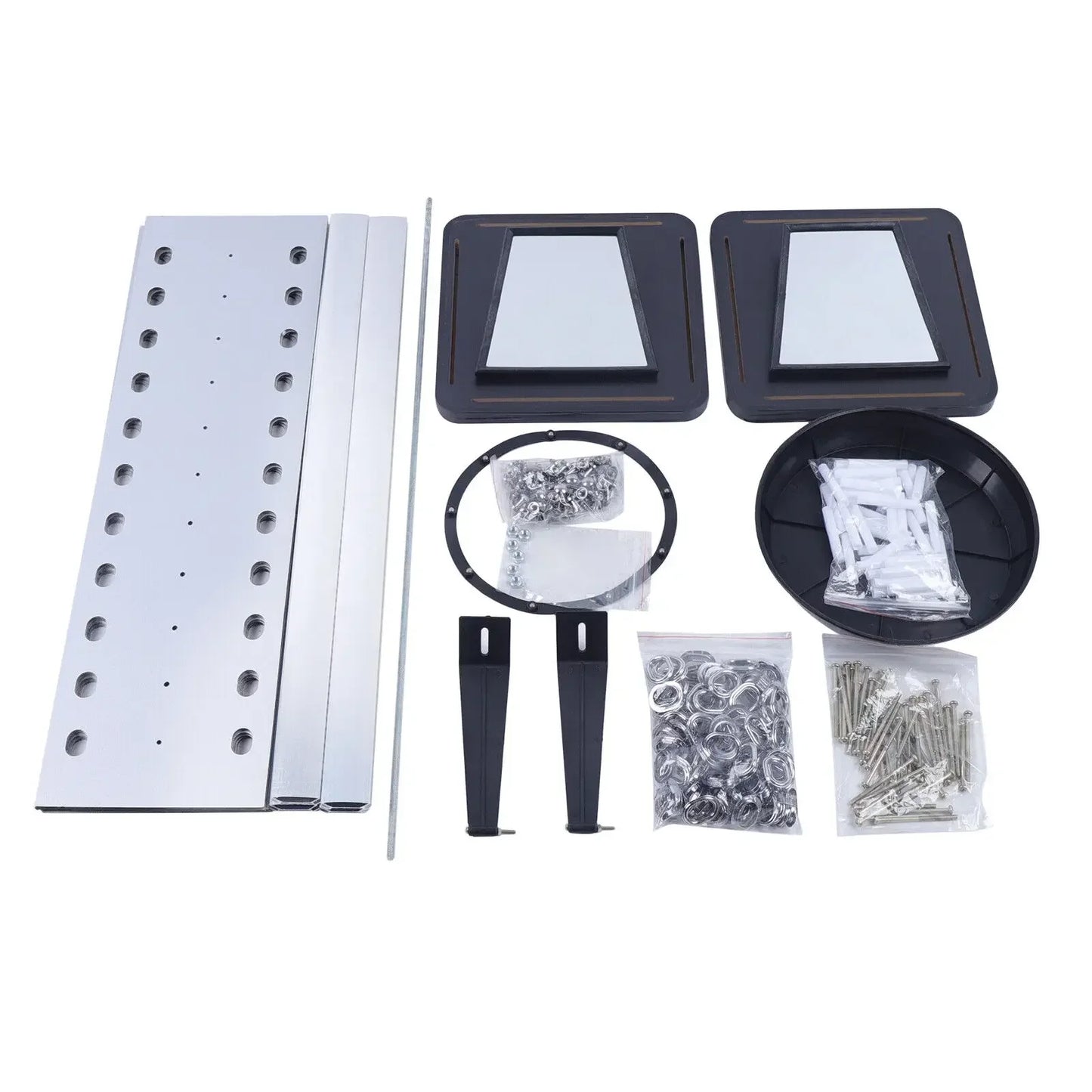 44 Pairs Sunglasses Organizer Holder.  Glasses Display Stand.   Rack 360° Rotating with Mirror. For Home, Shop , Exhibition Display