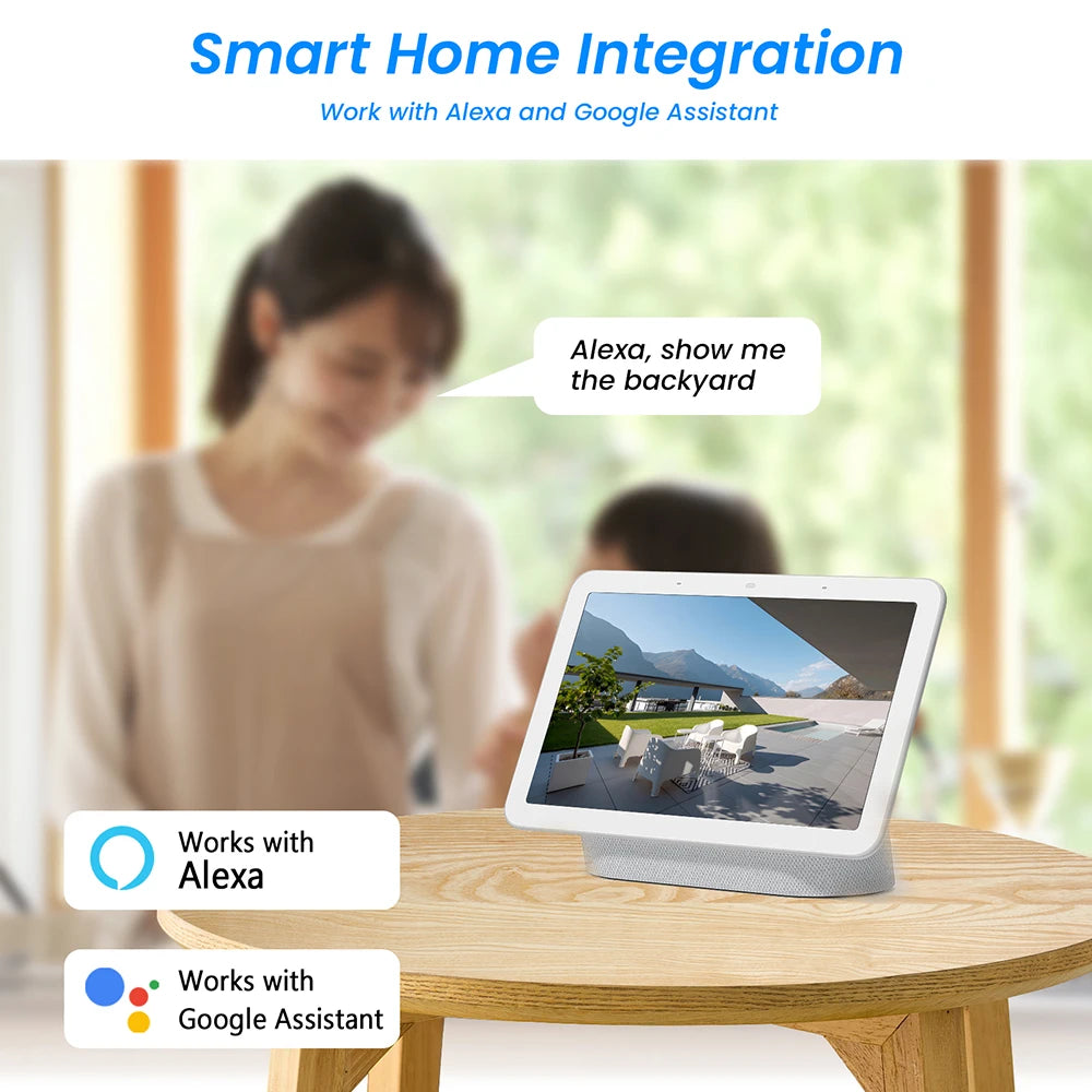 ANRAN 2K Solar Security Camera System 4 Pack Wireless