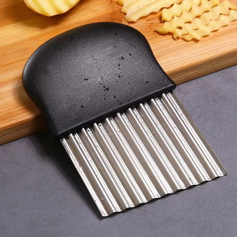 Stainless Steel Wave Knife For Potatoes And Vegetables