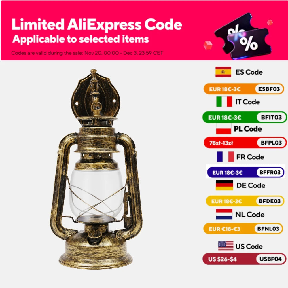 Wall Light Outdoor Lamp Antique Hanging Outdoor Lanterns Suitable for Indoor and Outdoor Lighting Yards Facades Bronze