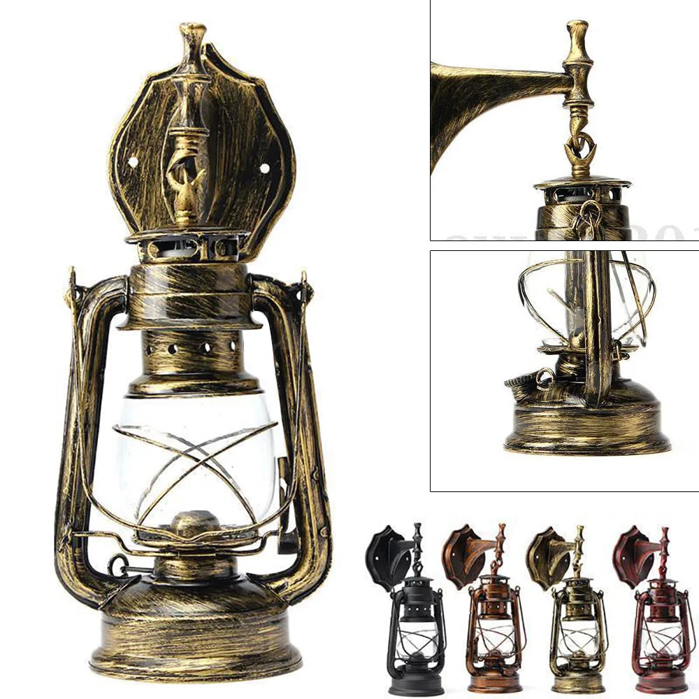 Wall Light Outdoor Lamp Antique Hanging Outdoor Lanterns Suitable for Indoor and Outdoor Lighting Yards Facades Bronze